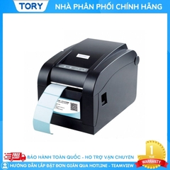 Máy in mã vạch, tem nhãn, decal, hàng chính hãng Xprinter XP-350BM khổ 80mm (kết nối USB + LAN)