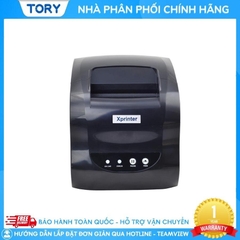 Máy in mã vạch, tem nhãn, decal, hàng chính hãng Xprinter XP-318B khổ 80mm (USB + LAN)