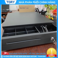 Ngăn kéo đựng tiền, két thu ngân SIZE LỚN bung tự động. Két thu ngân kết nối máy in hoá đơn, máy POS bán hàng
