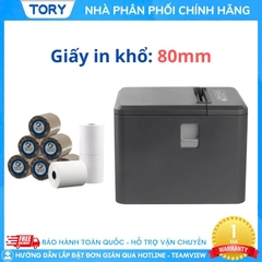 Máy in nhiệt, in bill hàng chính hãng Xprinter XP-T80W khổ 80mm, in điện thoại (kết nối USB + WIFI)