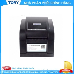 Máy in mã vạch, tem nhãn, decal, hàng chính hãng Xprinter XP-350BM khổ 80mm (kết nối USB + LAN)