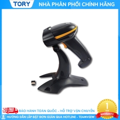 Máy quét mã vạch không dây, kết nối Bluetooth Koohi 2D BT330. Máy quét mã vạch kho hàng, thẻ BHYT [ KÈM CHÂN ĐẾ ]