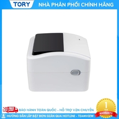 Máy in mã vạch, tem nhãn, decal, hàng chính hãng Xprinter XP-420B khổ 110mm (kết nối USB + LAN)