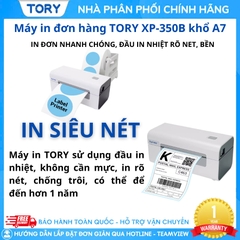 Máy in mã vạch, tem nhãn, decal, hàng chính hãng Xprinter XP-D465B(W) khổ 110mm (USB + Wifi)