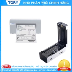 Máy in mã vạch, tem nhãn, decal, hàng chính hãng Xprinter XP-D465B(W) khổ 110mm (USB + Wifi)