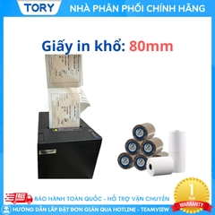 Máy in nhiệt, in bill hàng chính hãng Xprinter XP-Q807K khổ 80mm, in điện thoại (kết nối USB + LAN)