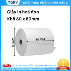 Thùng giấy in bill, giấy in nhiệt, giấy in hoá đơn khổ K80. Giấy in hoá đơn siêu thị, shop quần áo, tiệm cafe size 80mm