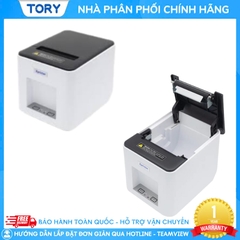 Máy in mã vạch, tem nhãn, decal, hàng chính hãng Xprinter XP-Q361U khổ 80mm  (USB + LAN)
