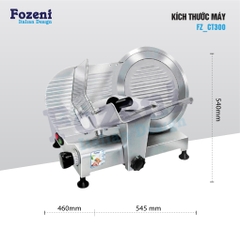 MÁY CẮT THỊT ĐÔNG LẠNH/THỊT CHÍN BÁN TỰ ĐỘNG FOZENI ES300