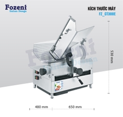 MÁY CẮT THỊT ĐÔNG LẠNH/THỊT CHÍN TỰ ĐỘNG FOZENI ES300E
