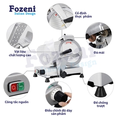 MÁY CẮT THỊT ĐÔNG LẠNH/THỊT CHÍN BÁN TỰ ĐỘNG FOZENI ES300