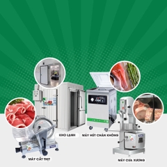 Combo thiết bị chế biến thịt đông lạnh Fozeni