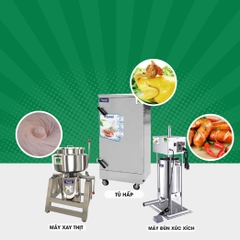 Combo thiết bị chế biến giò chả/ xúc xích