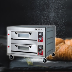 Lò nướng bánh ngọt 2 tầng 4 khay Fozeni FZ-LNB 2