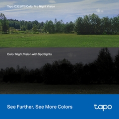 Camera Tapo C325WB 4M Ngoài Trời Cố Định , Color Pro