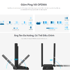 [AX1800] Thiết Bị Thu WiFi 6 TP-Link TX20U Plus, USB Wifi Có Anten Nối Dài, Đế Nam Châm Linh Động, Băng Tần Kép AX1800