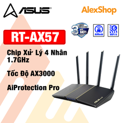 [AX3000] Thiết Bị Phát Wifi 6 Asus AX57 Chuẩn Băng Thông AX3000
