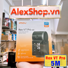 [5M] Camera Wifi Imou Rex VT Pro Có Pin, Trong Nhà, Có Nút Gọi Video, Màn Hình Cảm Ứng, Trang Bị AI Thông Minh