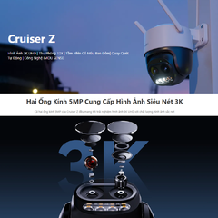 [5M] Camera Wifi Imou Cruiser Z, Ngoài Trời Zoom 12X Trang Bị Ai Thông Minh
