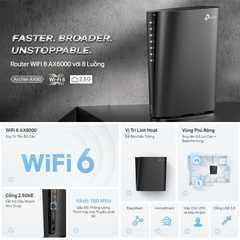 [AX6000] Thiết Bị Phát Wifi 6 TP-Link Archer AX80 Băng Thông AX6000