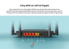[AX1500] Thiết Bị Phát Wifi 6 TOTOLINK X2000R Băng Tần Kép AX1500