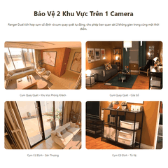 [10M] Camera Wifi Imou S2XP 2 Mắt Ranger Dual Trong Nhà 2 Mắt Trang Bị AI Thông Minh