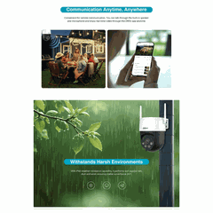 [3MP] Camera Dahua Picoo A2 4G 3MP P3AE-PV-4G, Ngoài Trời Xoay 360