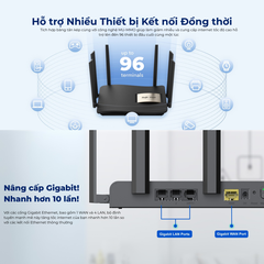 [1300M] Thiết Bị Phát Wifi Ruijie RG-EW1300G Hỗ Trợ 96 Users Đồng Thời