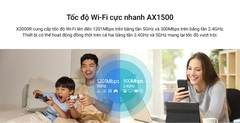 [AX1500] Thiết Bị Phát Wifi 6 TOTOLINK X2000R Băng Tần Kép AX1500