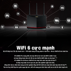 [AX5700] Thiết Bị Phát Wifi 6 Asus AX86 Pro Chuẩn Băng Thông AX5700