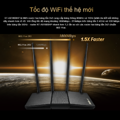 [AX1800] Thiết Bị Phát Wifi 6 Asus AX1800HP Anten Tần Suất Cao, Băng Thông AX1800