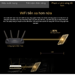 [AX3000] Thiết Bị Phát Wifi 6 Asus AX58U-V2 Chuẩn Băng Thông AX3000