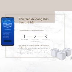 [AX1800 - 2 Packs] Thiết Bị Phát Wifi 6 Mesh Asus ZenWifi XD4 2 Băng Tần AX1800 (B-2-PK) Đen