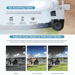 [3M+3M] Camera Sim 4G DAHUA Picoo Dual D1 4G P3D-3F-PV-4G 2 Mắt Ngoài Trời