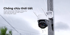 [5M] Camera Imou 4G Cruiser SC 4G Dùng Sim Ngoài Trời Xoay 360 Độ, Đàm Thoại 2 Chiều, Màu Ban Đêm - IPC-K7FP-5H0TE
