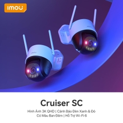[5M] Camera Wifi Imou Cruiser SC K7FP- 5MP Ngoài Trời Xoay, Trang Bị Đèn Chớp Xanh Đỏ Bảo Vệ Toàn Diện