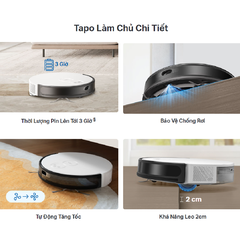Robo Hút Bụi Tapo RV20 Mop TP-Link