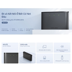 Thiết Bị Phát SIM 4G  Mercusys MT110 Pin 2100mAh Băng Thông 150M