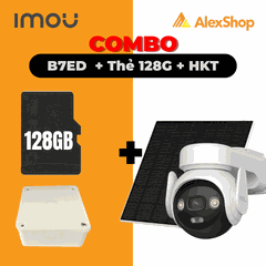 [5M-4G Kèm Solar] Camera Imou 4G Solar Phân Giải cao, Xoay 360 Độ Ngoài Trời IPC - B7ED - 5M0TEA