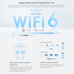 [AX1500] Thiết Bị Phát Wifi 6 Mesh TP-Link Deco X10 Băng Thông AX1500