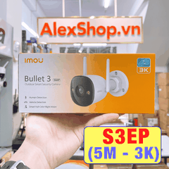 [3M] Camera Wifi Imou S3EP - 3MP Ngoài Trời Bullet 3, AI Thông Minh Đàm Thoại 2 chiều, Có Màu Ban Đêm