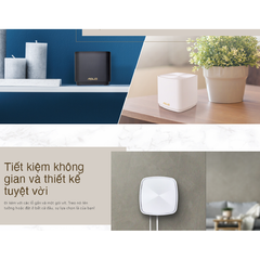 [AX1800 - 2 Packs] Thiết Bị Phát Wifi 6 Mesh Asus ZenWifi XD4 2 Băng Tần AX1800 (B-2-PK) Đen