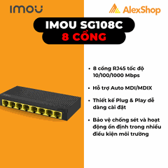 Bộ Chia Mạng Imou SG108C 8 Cổng Gigabit 1000M