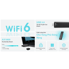 [AX1800] Thiết Bị Thu WiFi 6 TP-Link TX20U USB Wifi 6