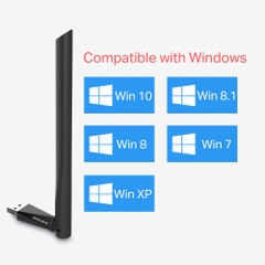 [650M] Thiết Bị Thu Wifi Mercusys MU6H Băng Tần Kép 650M, USB Wifi Có Anten