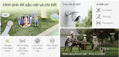 [4K] Tapo C560WS | Camera Nhận Diện Khuôn Mặt AI Siêu Nét, Xoay 360, Màu Đêm Starlight
