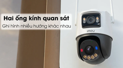 [10M] Camera Wifi IMOU S7XEP Phân Giải 10MP Cruiser Dual 2 Ngoài Trời 2 Mắt, Trang Bị AI Thông Minh, Đèn Chớp Xanh Đỏ_S7XEP-10M0WED