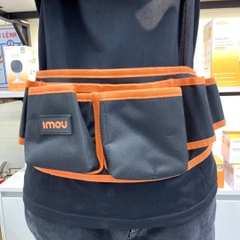 Túi Dụng Cụ Đeo Bụng Imou Đen Cam – Cỡ Nhỏ | Gọn Nhẹ – Linh Hoạt – Chuẩn Kỹ Thuật