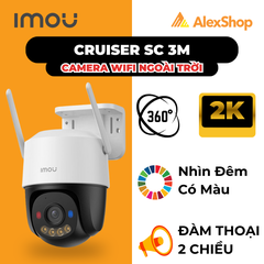 [3M] Camera Wifi Imou Cruiser SC K7FP- 3MP Ngoài Trời Xoay, Trang Bị Đèn Chớp Xanh Đỏ Bảo Vệ Toàn Diện_IPC-K7FP-3H0WE