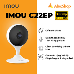 [2M] Camera Wifi Imou C22EP Cue 2C Cố Định Trong Nhà, Đế Nam Châm